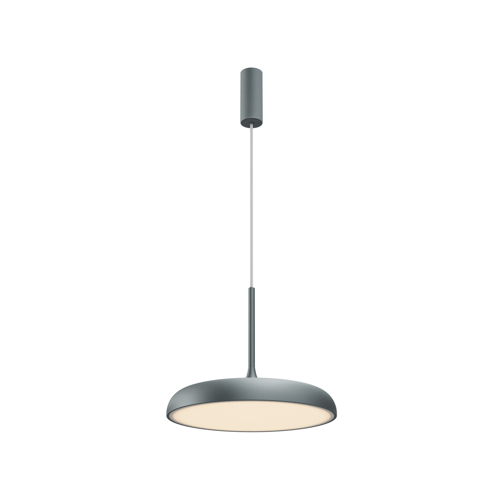 Maytoni Gerhard LED hanglamp - Grijs metaal, 26W, 3000K, IP20