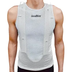VELOTOZE Funktionsunterhemd HydroVest ohne Trinkblase | weiß M