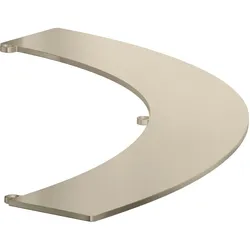 hansgrohe AXOR Suite Ablage, Metall, 505x636mm, 42006830, Farbe: Polished Nickel