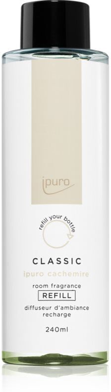 ípuro Classic Cachemire recharge pour diffuseur d'huiles essentielles 240 ml