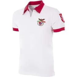 Copa Football, Herren, Fussballtrikot, SL Benfica 1968 Retro Trikot (M), Weiss