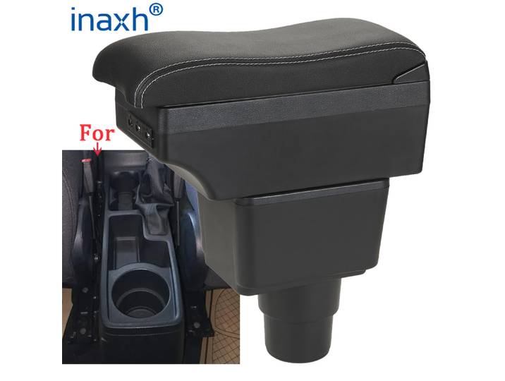 Boîte d'accoudoir pour FORD EcoSport 2018 – 2024, boîte de rangement pour accoudoir de voiture, accessoires de voiture, pièces de rénovation intérieures