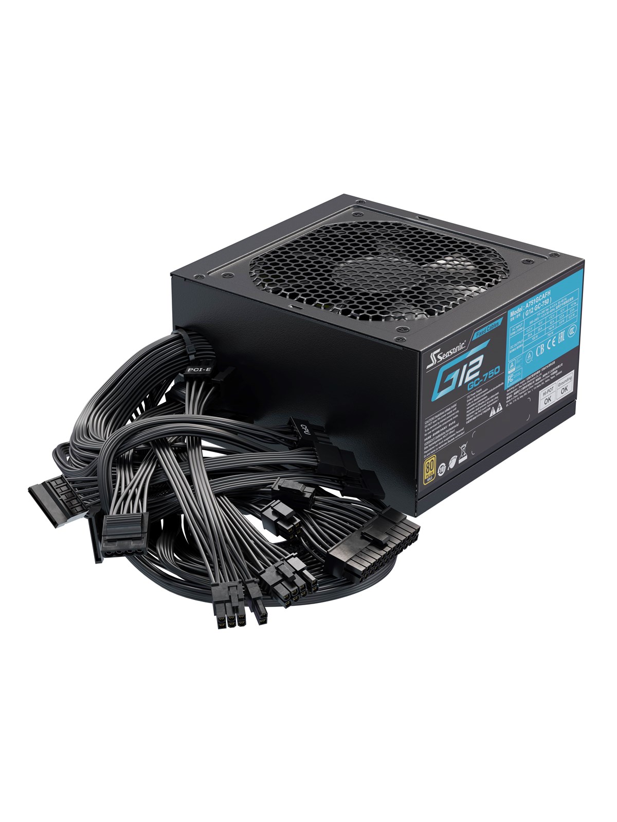 Seasonic G12 GC-750 Netzteile - 750 Watt - 120 mm - ATX 2.3 - 80 Plus Gold zertifiziert