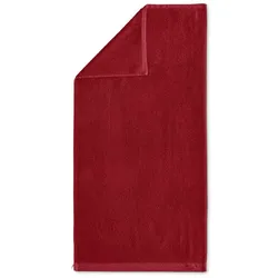Fürstenhof Gästetuch Stockholm 30 x 50 cm Baumwolle Rot Bordeaux