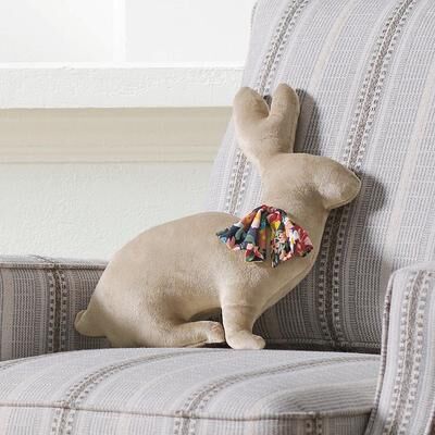 Dapper Bunny Pillow - Grandin Road