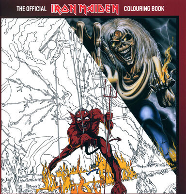 Rock n Roll Colouring Iron Maiden Colouring Book
