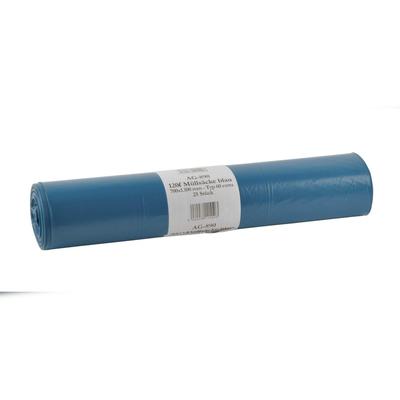 Plock GmbH Müllbeutel Funny - 500 Abfallbeutel - blau - ca. 120 L - Müllsäcke