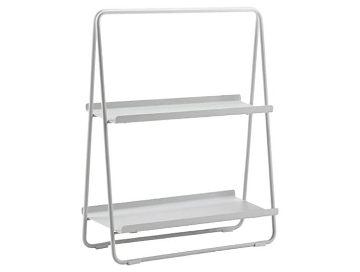 Zone Denmark A-Table Kleines Regal, Standregal aus Metall, 43 x 23 x 58 cm, Soft Grey (Grau)