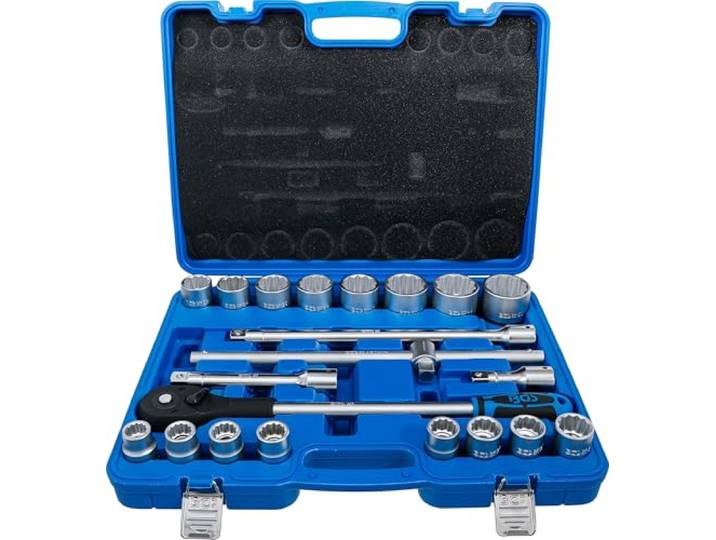 BGS 1223 Coffret de douilles douze pans 20 mm (3/4\ ) 21 pièces