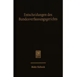 Entscheidungen des Bundesverfassungsger, Fachbücher von Deutschland Bundesverfassungsgericht