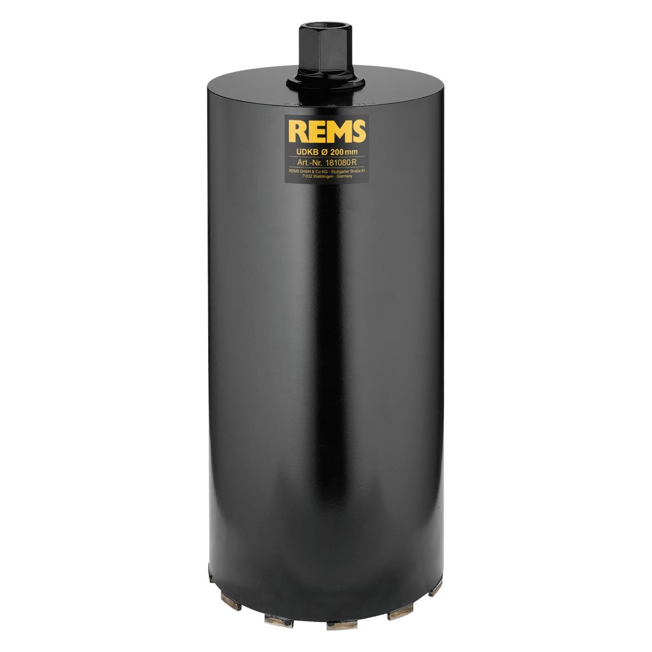 Rems *Diamant Kernbohrkrone UDKB 200x420xUNC 1 1/4, 181080 (181080 R)