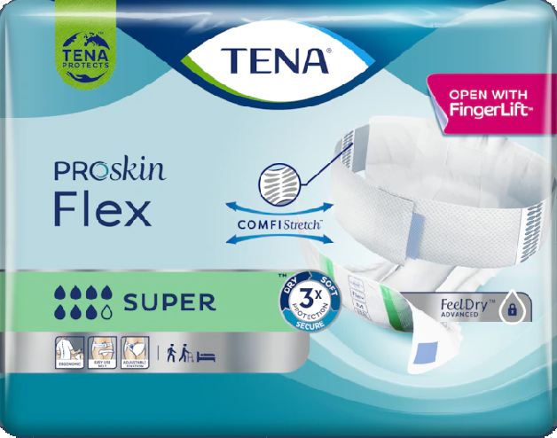Tena Flex Super tamanho XL 30 unidades