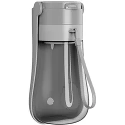 KW Hunde-Trinkflasche für unterwegs, 450 ml - klappbare Wasserflasche für Reisen
