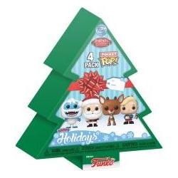 Funko Pocket Pop! Keychain 4-Pack: Rudolph - Tree Holiday Box (FK73924)