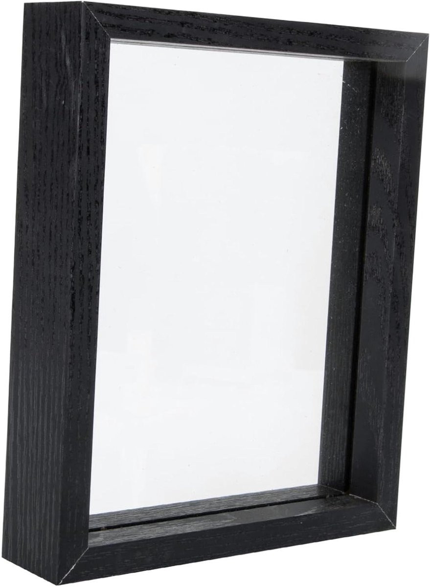 Decoratieve Displaybox Specimenvitrine Fotolijst Zwart - 8 Inch