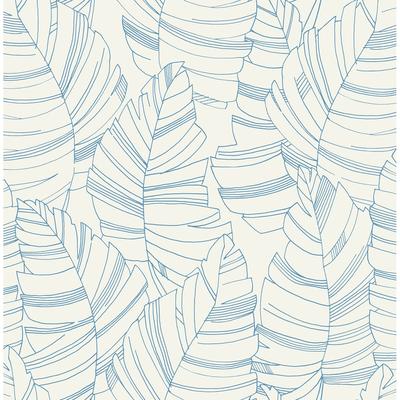 Seabrook Designs Day Dreamers Jungle Leaves Unpasted Wallpaper