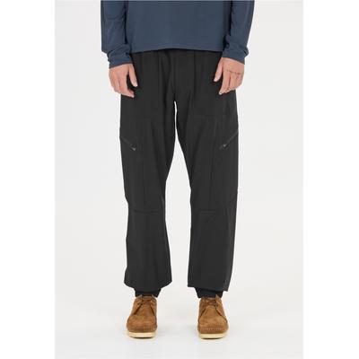 Cargohose SOS "Fujiyama", Herren, Gr. M, US-Größen, schwarz, 92% Polyamid, 8% Elasthan, unifarben, Hosen Cargohose, mit wasserabweisender Bionic-Finish-Imprägnierung
