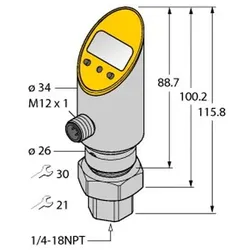 Turck Drucksensor PS100R-502 #6833942