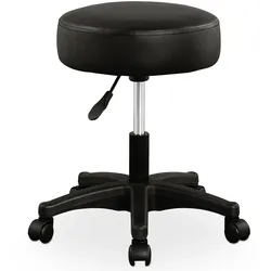 Casaria Deuba Rollhocker mit gepolsterter Sitzfläche
