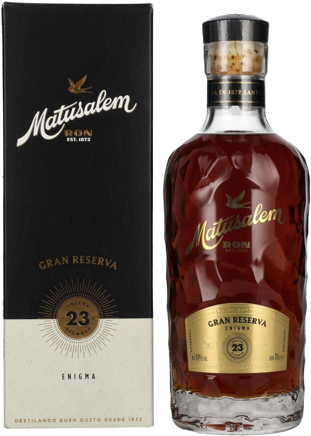 Ron Matusalem 23 Solera Gran Reserva ENIGMA Rum 40% Vol. 0,7l in Geschenkbox