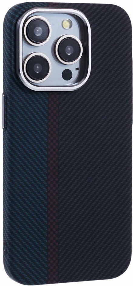 iPhone 14 Pro - EIDERWOOD Mønstret Carbon Cover - MagSafe Kompatibel - Dark Colored Pattern