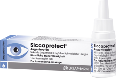 URSAPHARM Arzneimittel GmbH SICCAPROTECT Augentropfen 10 ml 03005570