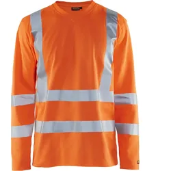 Warnschutz Langarm-Shirt "3381" UV-Schutz - M - Orange
