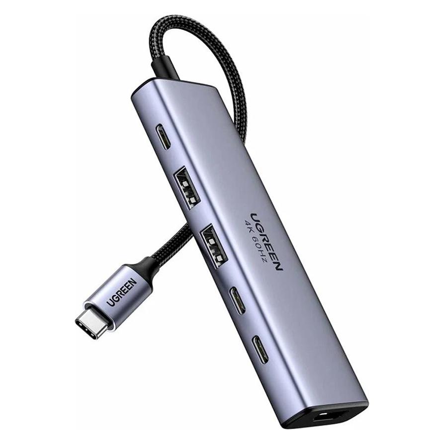 Ugreen 6-in-1 USB-C Hub (USB-C, 6 Ports) (35999)