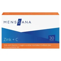 ZINK+C MensSana Lutschtabletten 30 St