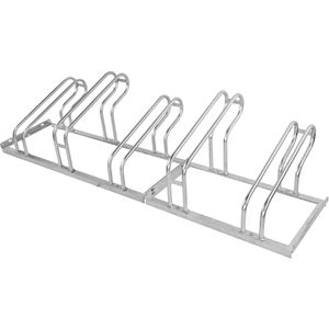 Moravia Fahrradständer Classic, Bodenmontage / freistehend, Einstellparker, Breite 175cm, für 5 Fahrräder