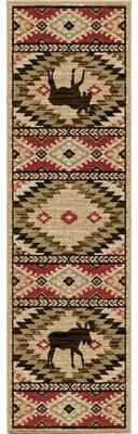 Mayberry Rugs American Destination High Country Elk Southwest Area Rug