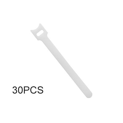 30 Stück Kabel-Organizer – wiederverwendbare selbstgreifende Kabelbinder für Ladegerät-Management, Kabelbündelung, Aufbewahrung, geeignet für Zuhause, Büro, Schreibtisch-Kabelorganisation