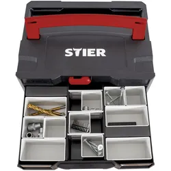 Stier, Werkzeugkoffer, Einsatzboxen Set für 906795 (15 Teile)