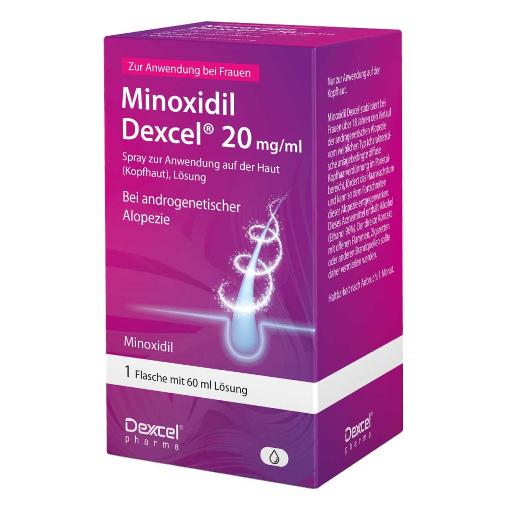 Dexcel Pharma GmbH Minoxidil Dexcel 20 mg/ml Spray für Frauen 18892393