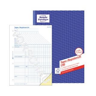 AVERY Zweckform Tages-/Regiebericht Formularbuch