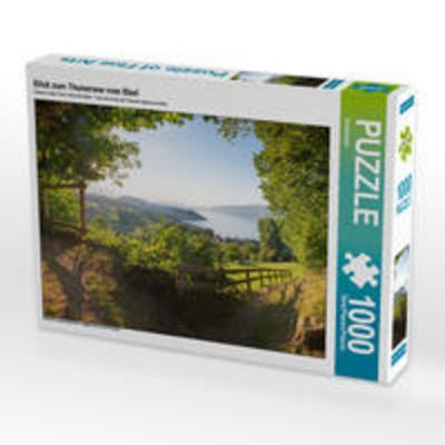 CALVENDO Puzzle Blick zum Thunersee vom Büel | 1000 Teile Lege-Größe 64x48cm Foto-Puzzle für glückliche Stunden