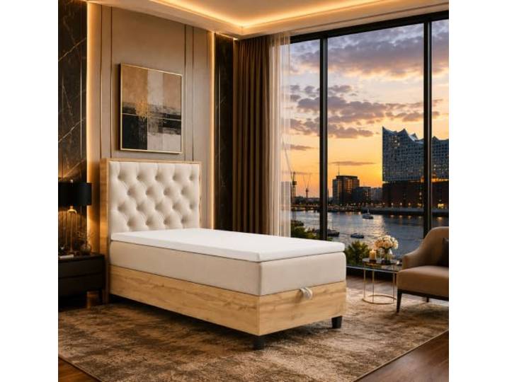 Best For Home Boxspringbett Trinity K-14 mit Bettkasten Matratze und Topper