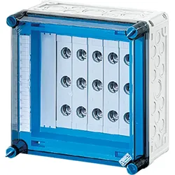 HENSEL Sicherungsgehäuse 63A IP65 uni Mi 3235 Schraubsich Kunststoff mit transpDeckel