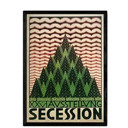 POSTER Secession Vintage A4 Rahmenlos