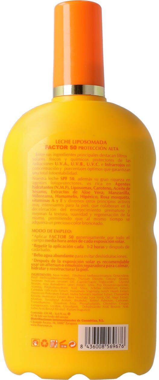 Fleurymer Leche Solar SPF50+ 250 ml