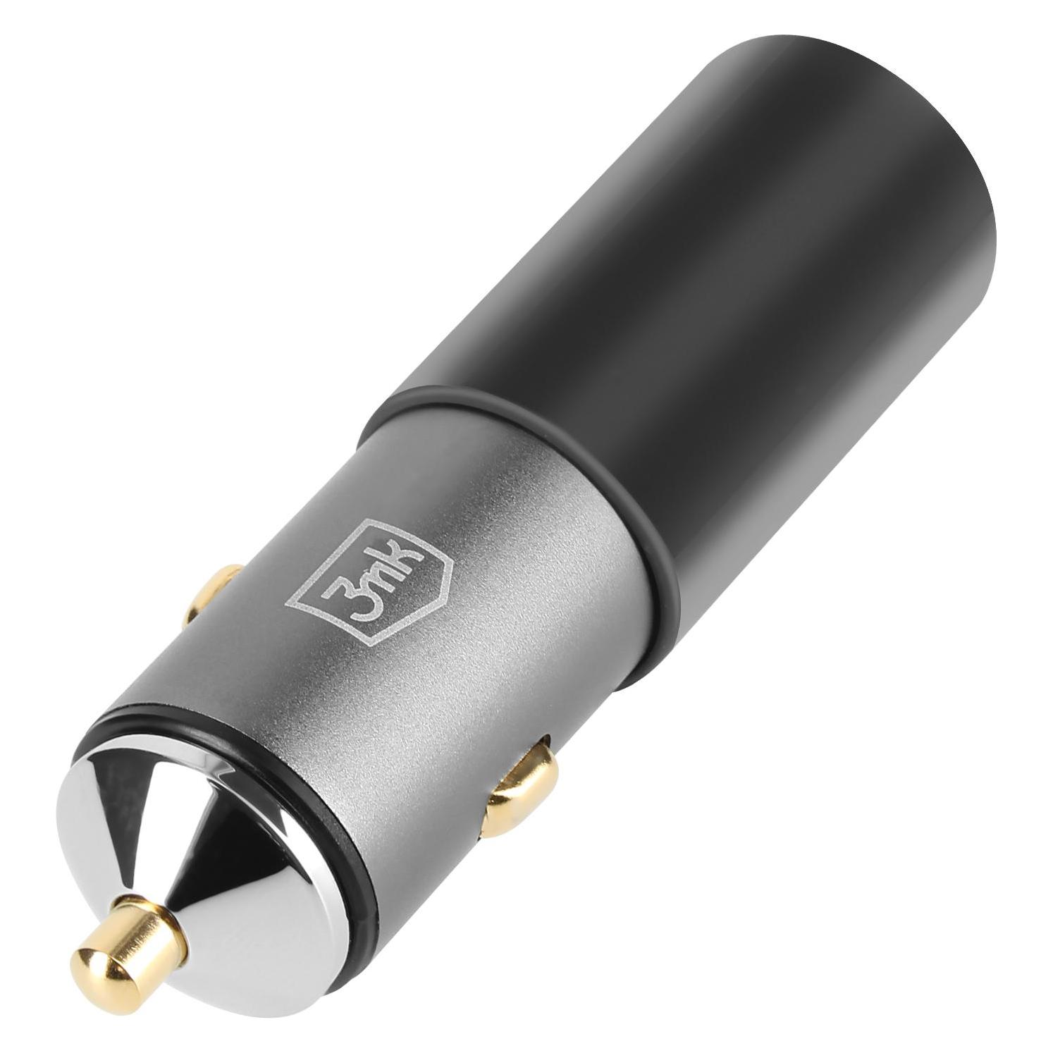 3MK Hyper Car Charger 100W / DC12-24 / USB-C+USB-A (3MKCCH100W)