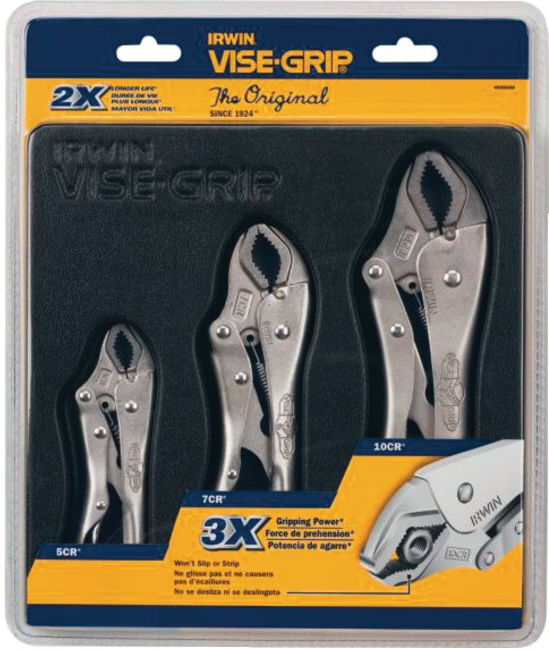 Set de pinces-étau 3 compartiments VISE-GRIP ; Stanley (10508020)