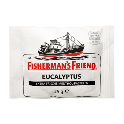 MARVECS GmbH FISHERMANS FRIEND Eucalyptus mit Zucker Pastillen 25 g 02192831