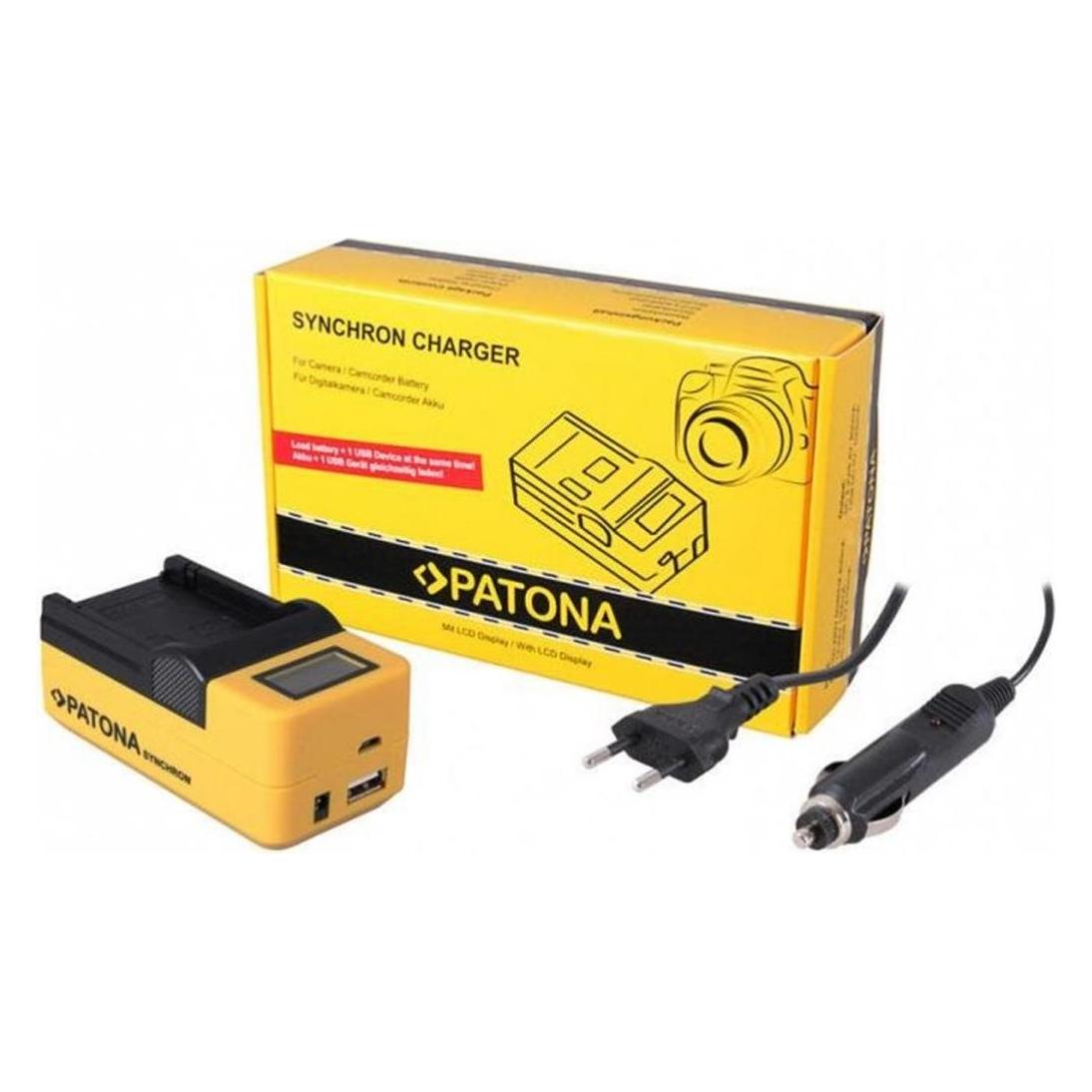 Patona Synchron USB Ladegerät Canon LPE10 (Kamera Akku Ladegerät) (4629)