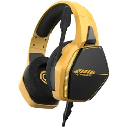 Oniverse Gaming Headset Nebula - Solarfire Yellow (Kabelgebunden), Gaming Headset, Schwarz, Gelb