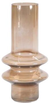 Melrose International Modern Glass Cylinder Vase (Set of 2)