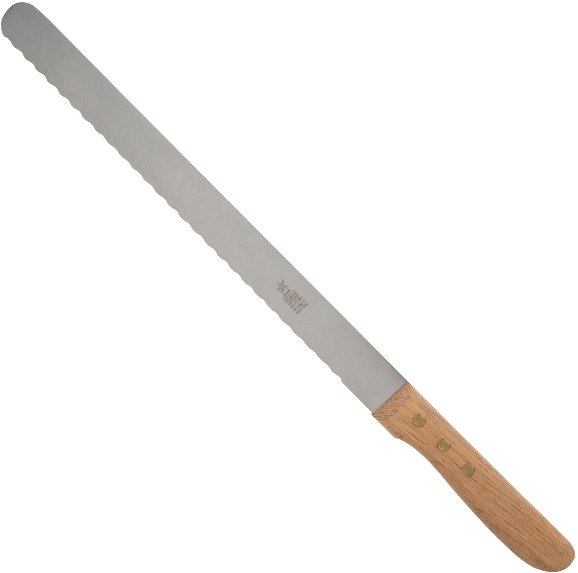 Nóż do chleba i mięsa Robert Herder 1607120028, drewno dębowe, 31,5 cm
