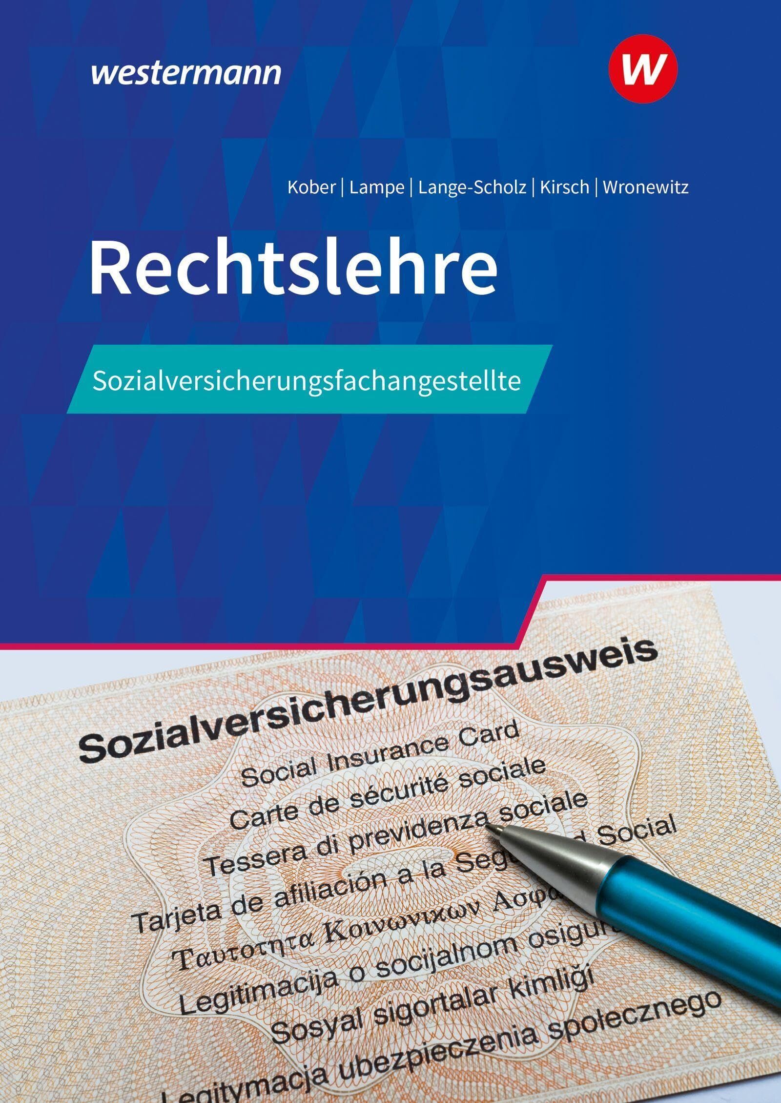 Martina Kober - Rechtslehre für Sozialversicherungsfachangestellte. Schulbuch - Preis vom 12.10.2026 11:37:12 h