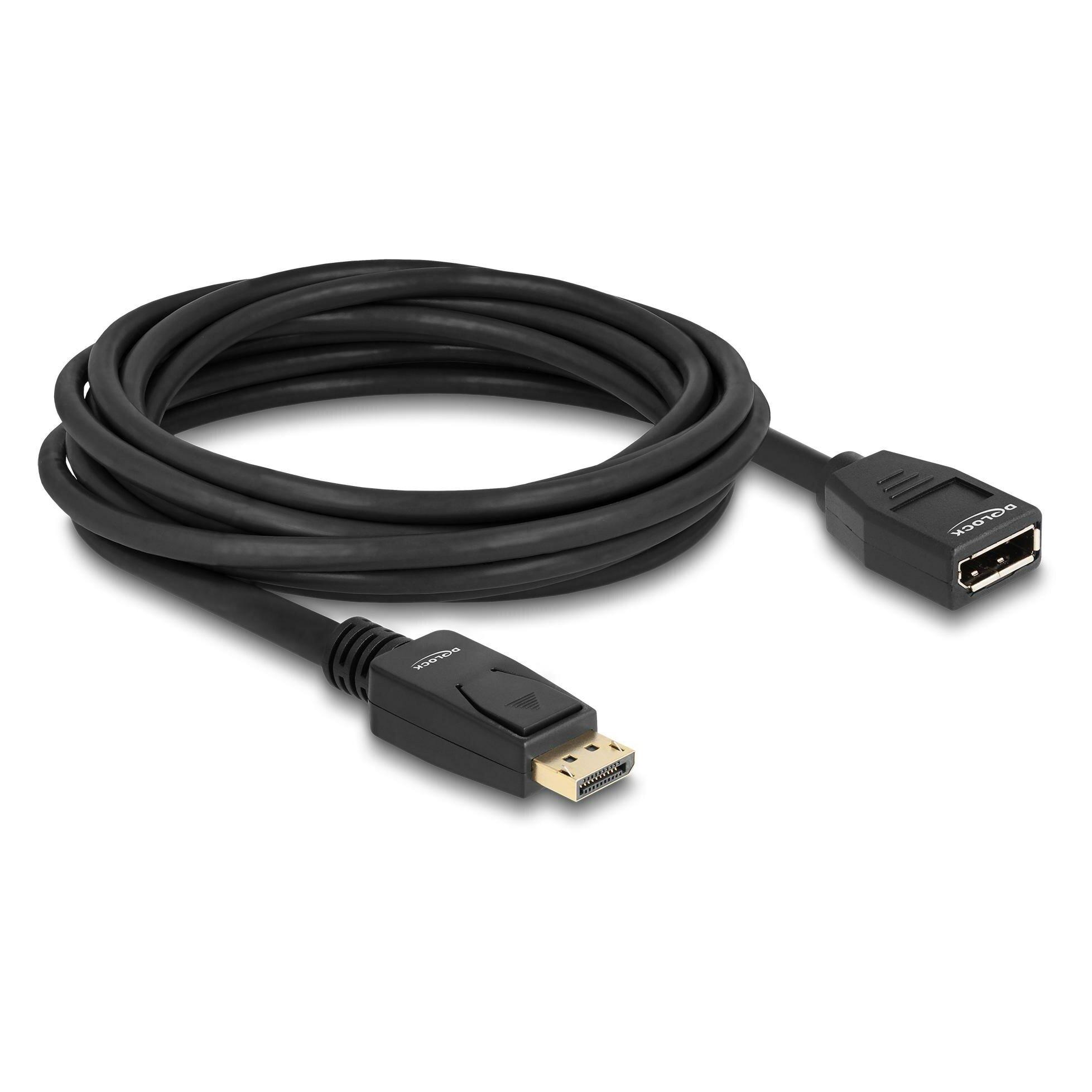 Delock DisplayPort 1.2 Verlängerungskabel 4K 60 Hz 5 m (5 m) (80004)