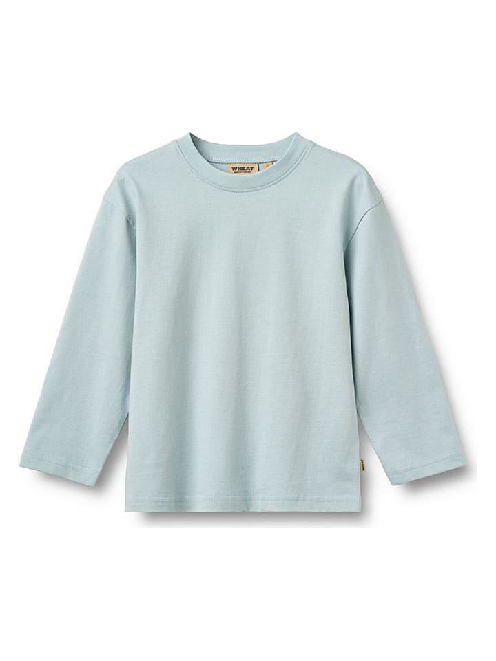 Wheat Longsleeve "Johan" in Hellblau - 116